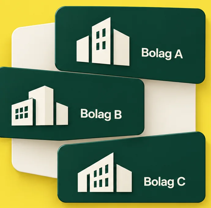 Flera bolag i samma konversation